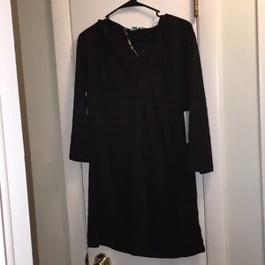 3/4 Sleeve Hooded Coverup